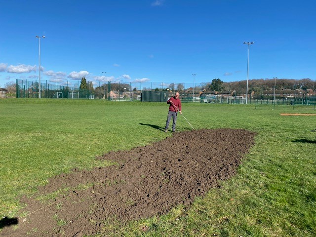 Extra topsoil added